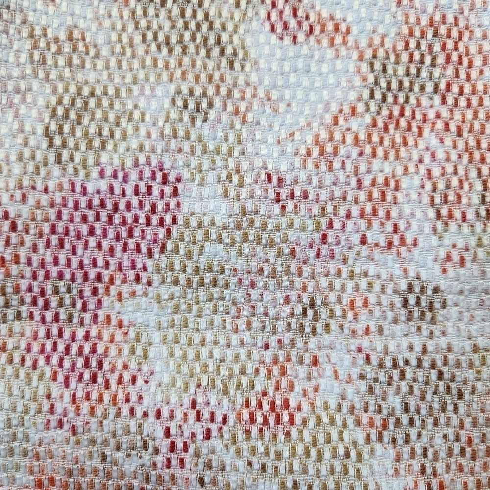 Sleeveless Dress Elegant Pastel Pinks Whites orange and Neutrals ADIANNA PAPELL - Picture 10 of 14